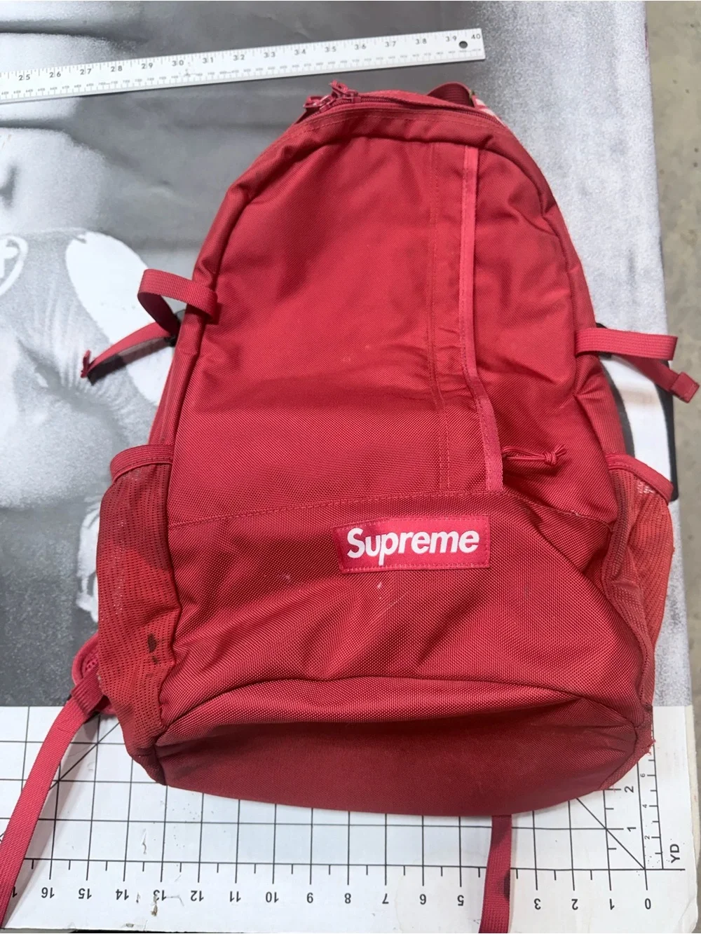 Supreme SS18 Red Backpack Bag